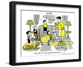 Hazel Cartoon-Ted Key-Framed Giclee Print