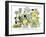 Hazel Cartoon-Ted Key-Framed Giclee Print