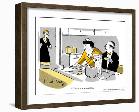 Hazel Cartoon-Ted Key-Framed Giclee Print