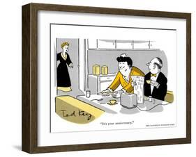 Hazel Cartoon-Ted Key-Framed Giclee Print