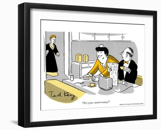 Hazel Cartoon-Ted Key-Framed Giclee Print