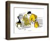 Hazel Cartoon-Ted Key-Framed Premium Giclee Print