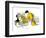 Hazel Cartoon-Ted Key-Framed Premium Giclee Print