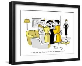 Hazel Cartoon-Ted Key-Framed Giclee Print