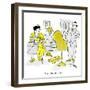 Hazel Cartoon-Ted Key-Framed Giclee Print