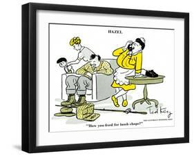 Hazel Cartoon-Ted Key-Framed Giclee Print