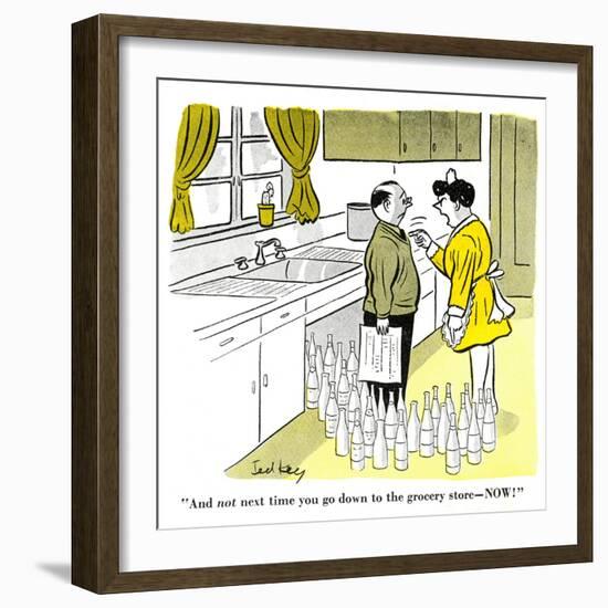 Hazel Cartoon-Ted Key-Framed Giclee Print