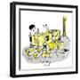 Hazel Cartoon-Ted Key-Framed Giclee Print