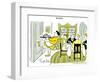 Hazel Cartoon-Ted Key-Framed Premium Giclee Print