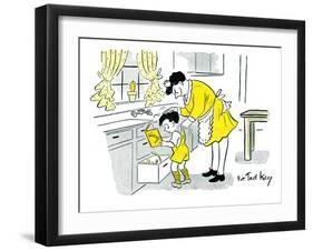 Hazel Cartoon-Ted Key-Framed Giclee Print