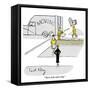 Hazel Cartoon-Ted Key-Framed Stretched Canvas