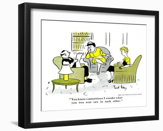 Hazel Cartoon-Ted Key-Framed Giclee Print