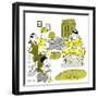 Hazel Cartoon-Ted Key-Framed Giclee Print