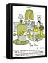 Hazel Cartoon-Ted Key-Framed Stretched Canvas