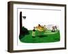 Hazel Cartoon-Ted Key-Framed Giclee Print