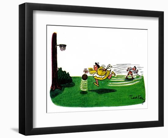 Hazel Cartoon-Ted Key-Framed Premium Giclee Print