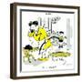 Hazel Cartoon-Ted Key-Framed Giclee Print