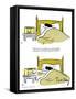 Hazel Cartoon-Ted Key-Framed Stretched Canvas