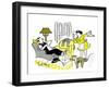 Hazel Cartoon-Ted Key-Framed Giclee Print