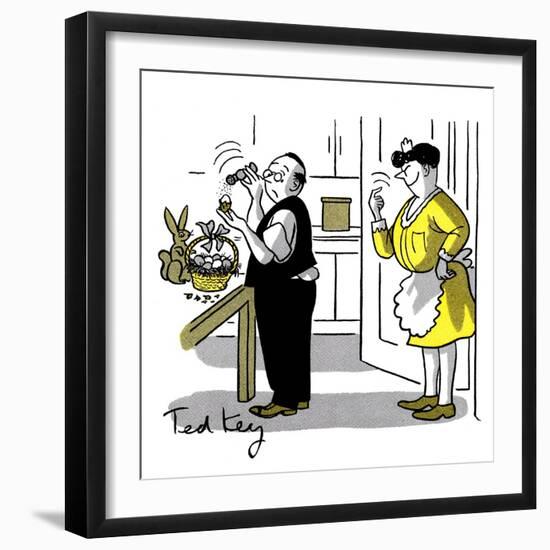 Hazel Cartoon-Ted Key-Framed Giclee Print