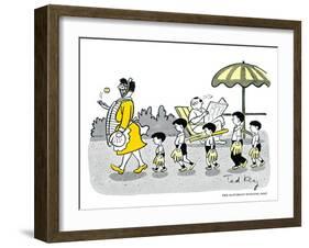 Hazel Cartoon-Ted Key-Framed Giclee Print