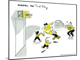 Hazel Cartoon-Ted Key-Mounted Giclee Print