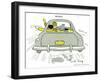 Hazel Cartoon-Ted Key-Framed Giclee Print