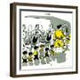 Hazel Cartoon-Ted Key-Framed Giclee Print