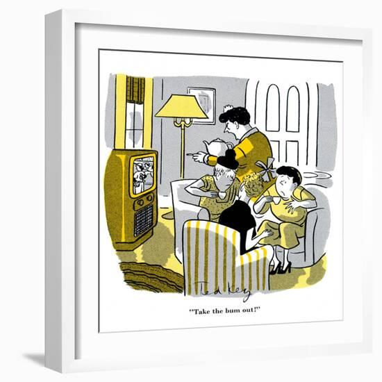 Hazel Cartoon-Ted Key-Framed Giclee Print