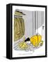 Hazel Cartoon-Ted Key-Framed Stretched Canvas