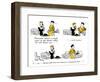 Hazel Cartoon-Ted Key-Framed Premium Giclee Print