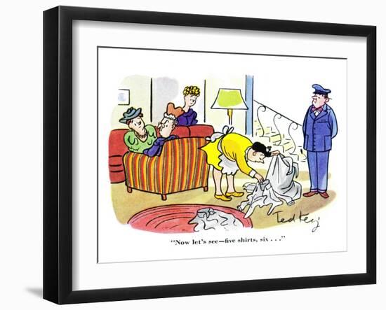 Hazel Cartoon-Ted Key-Framed Giclee Print