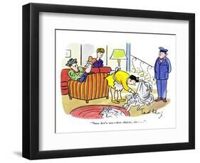 Hazel Cartoon-Ted Key-Framed Premium Giclee Print