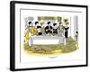 Hazel Cartoon-Ted Key-Framed Giclee Print