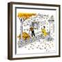 Hazel Cartoon-Ted Key-Framed Giclee Print