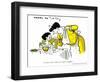 Hazel Cartoon-Ted Key-Framed Giclee Print