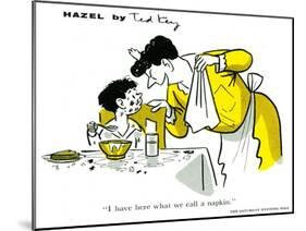 Hazel Cartoon-Ted Key-Mounted Giclee Print