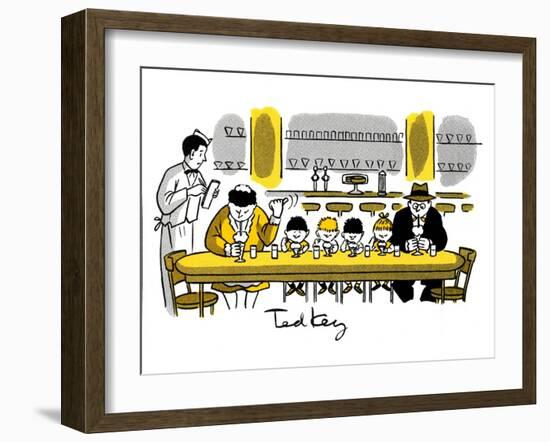 Hazel Cartoon-Ted Key-Framed Giclee Print