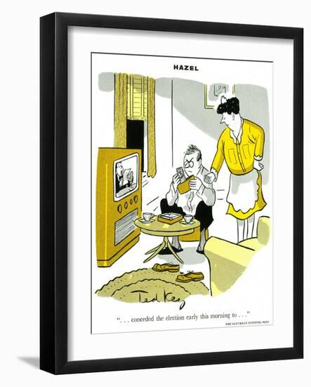 Hazel Cartoon-Ted Key-Framed Giclee Print