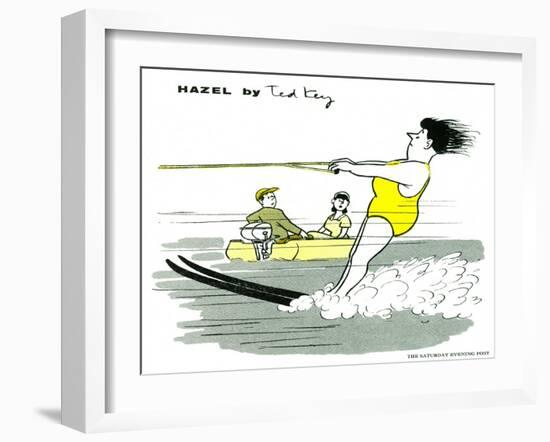 Hazel Cartoon-Ted Key-Framed Giclee Print