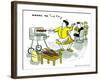 Hazel Cartoon-Ted Key-Framed Giclee Print