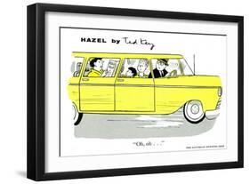 Hazel Cartoon-Ted Key-Framed Giclee Print