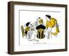 Hazel Cartoon-Ted Key-Framed Premium Giclee Print