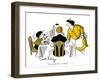 Hazel Cartoon-Ted Key-Framed Giclee Print