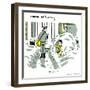 Hazel Cartoon-Ted Key-Framed Giclee Print