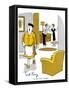 Hazel Cartoon-Ted Key-Framed Stretched Canvas