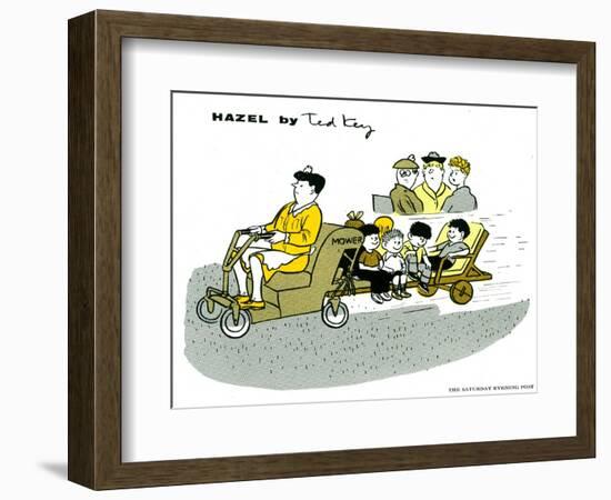 Hazel Cartoon-Ted Key-Framed Giclee Print