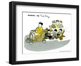 Hazel Cartoon-Ted Key-Framed Premium Giclee Print