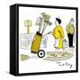 Hazel Cartoon-Ted Key-Framed Stretched Canvas