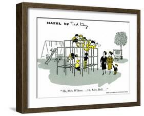 Hazel Cartoon-Ted Key-Framed Giclee Print